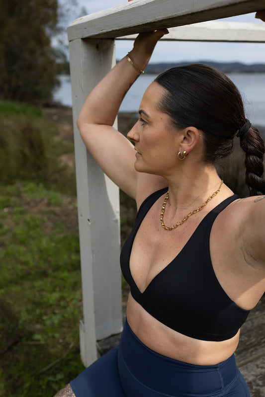 Ember V Crop – Black