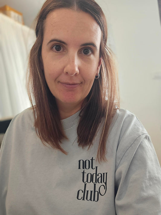 Not Today Club Heavy Faded Tee