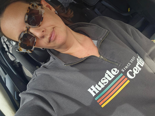 🖤 Vintage Hustle Certified 1/4 Zip