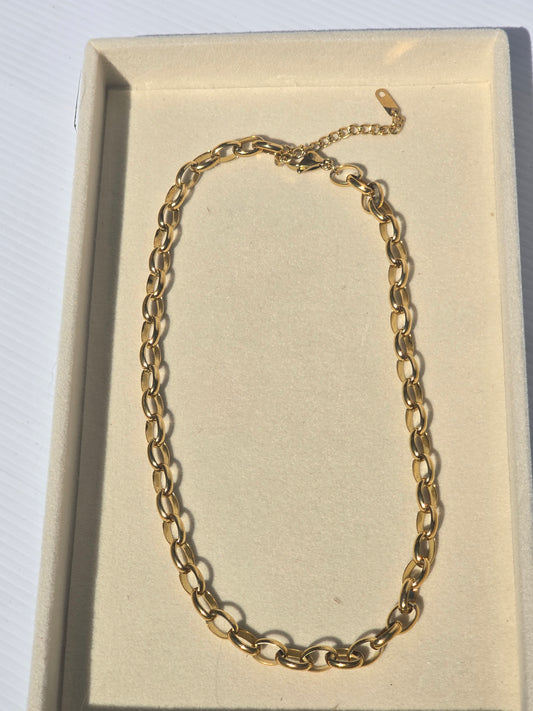 Golden Links Necklace