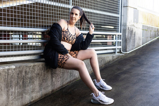 Brown Leopard Bra Only