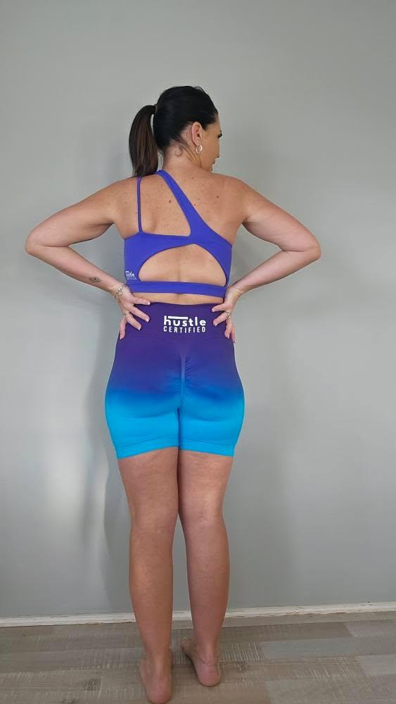 Azure One-Shoulder Bra