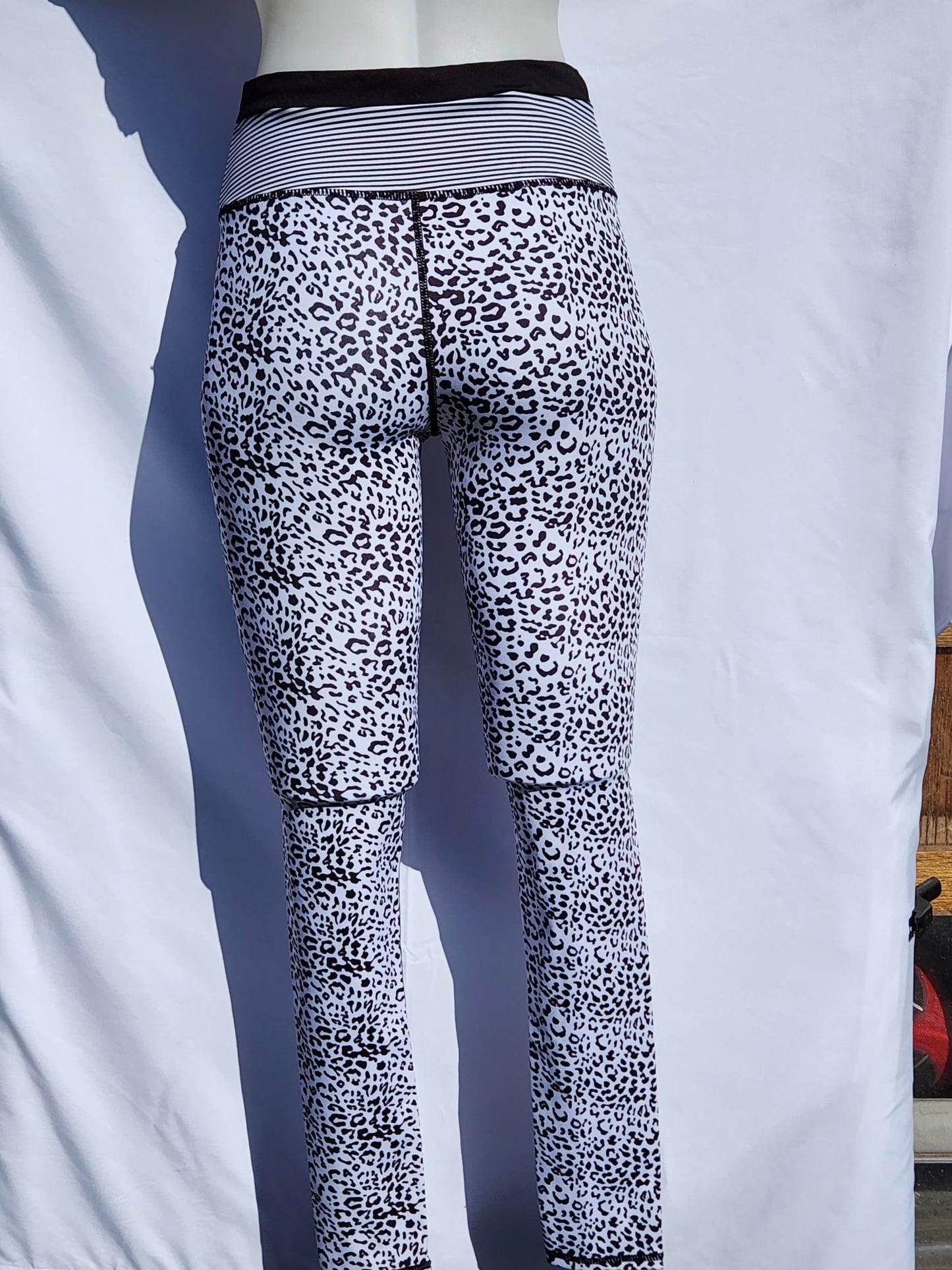 White Leopard Leggings