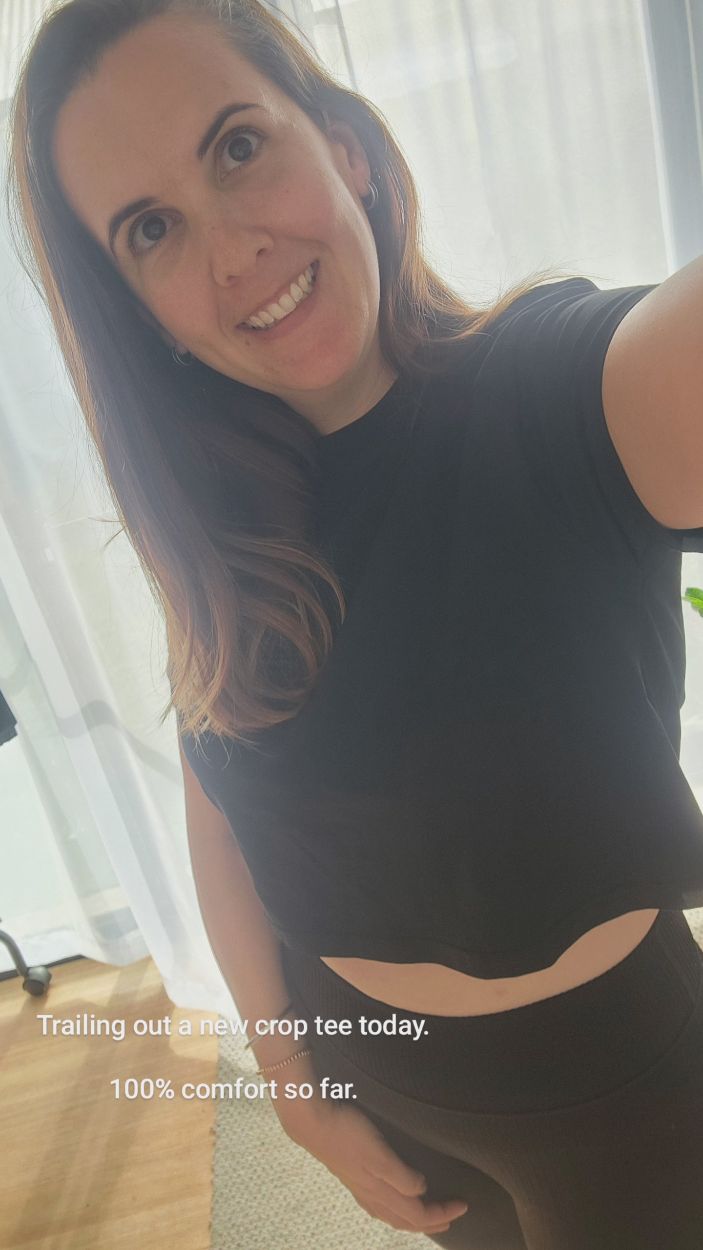 Active Fit Crop Tee
