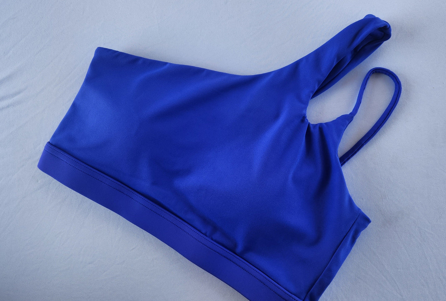 Azure One-Shoulder Bra