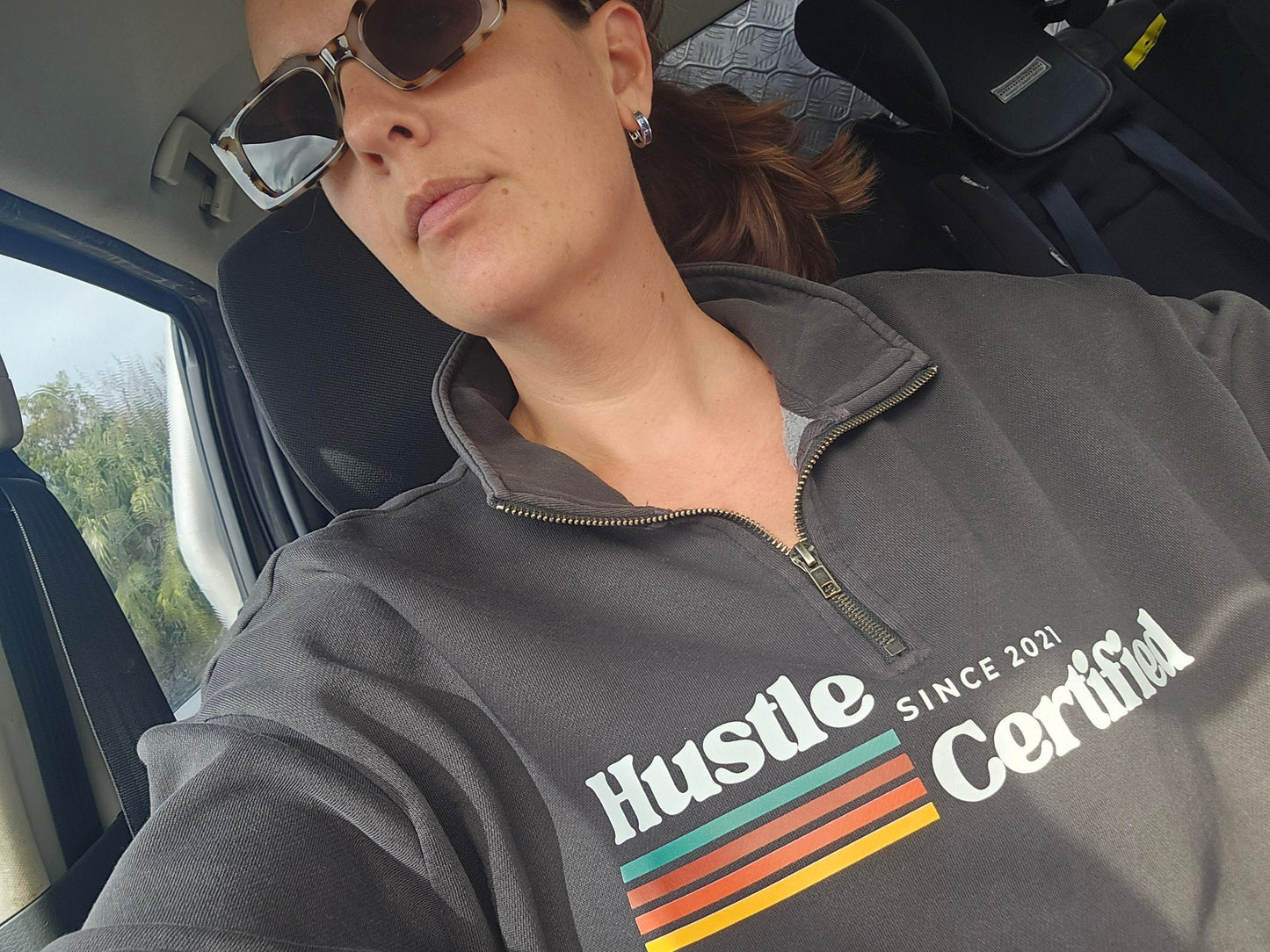 🖤 Vintage Hustle Certified 1/4 Zip