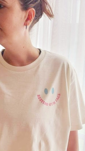 The Resting Gym Face Oversized Tee — For the Gym Enthusiast.